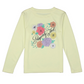 Properly Tied Girls Performance Tee LS PT Floral Light Yellow