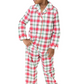 Angel Dear Holiday Plaid - Kids Long Sleeve Coat Style With Pant