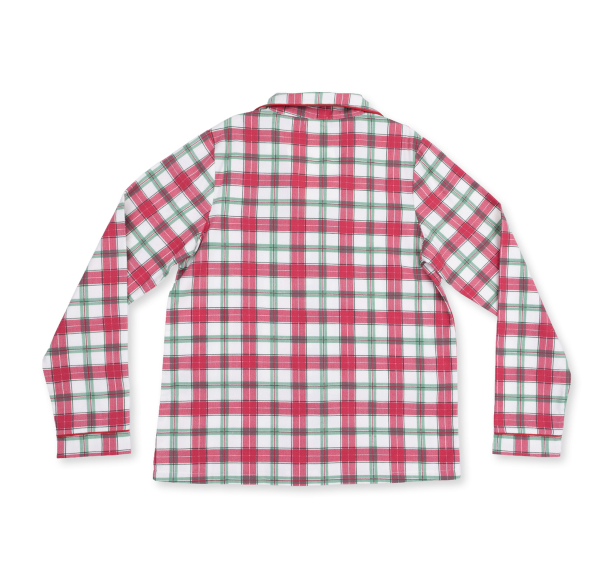 Angel Dear Holiday Plaid - Adult Long Sleeve Coat Style And Pant With Pockets