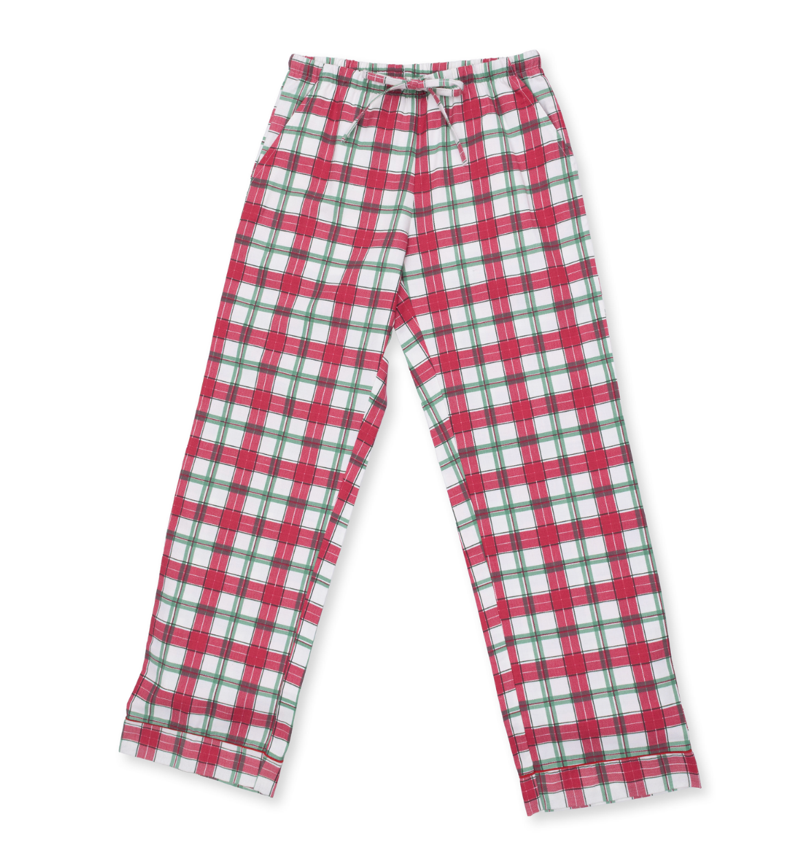 Angel Dear Holiday Plaid - Adult Long Sleeve Coat Style And Pant With Pockets