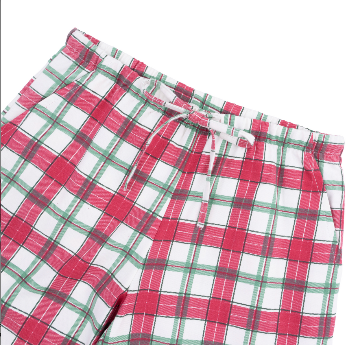 Angel Dear Holiday Plaid - Adult Long Sleeve Coat Style And Pant With Pockets