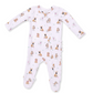 Pink Bestie Dogs- 2 Way Zipper