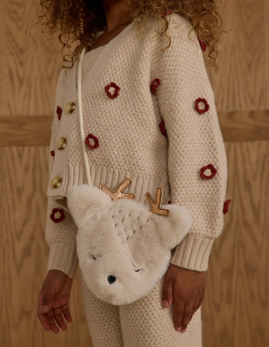 Rylee & Cru Deer Purse - oat