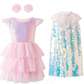 Rachel Riley Glitter TuTu Dress, Cape and Hair Clip Costume
