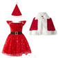 Rachel Riley Santa Dress and Hat Set