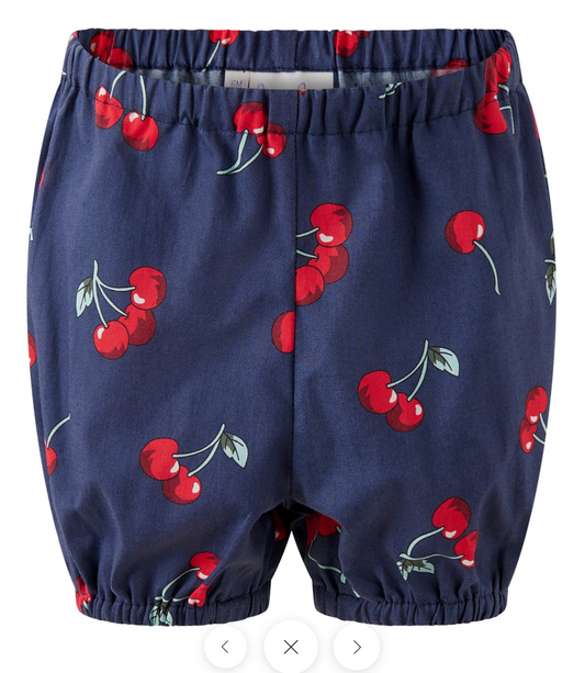 Rachel Riley Cherry Front Dress and Bloomers