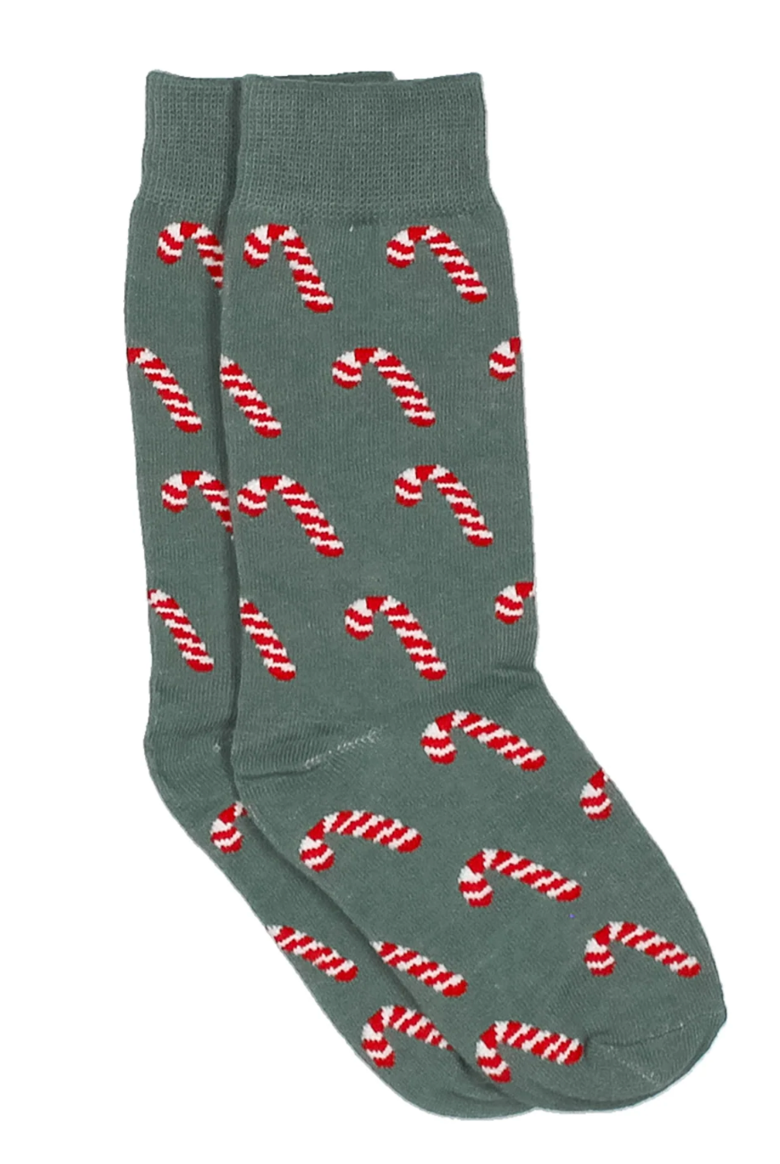 Properly Tied Boys Lucky Duck Sock - Candy Cane