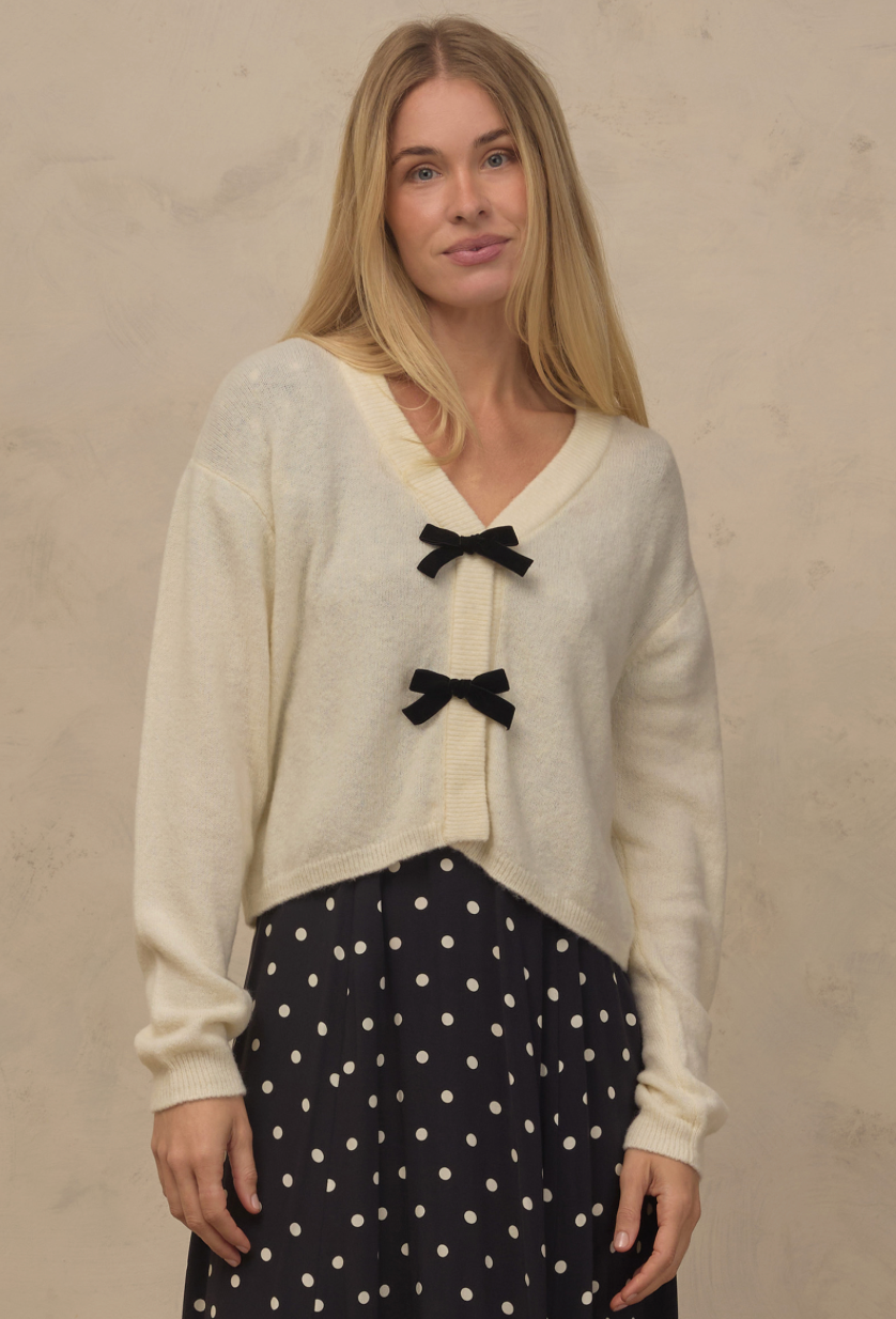 Noralee Women's Bow Cardigan