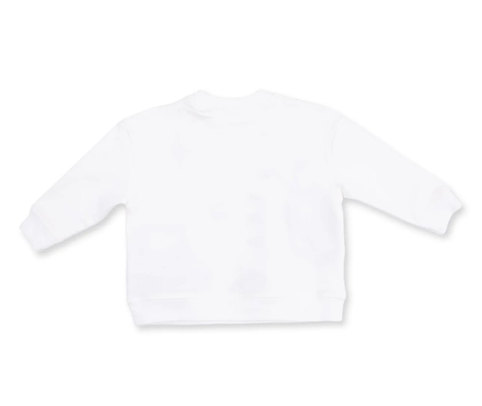 Drop Sleeve Golf Sweatshirt White