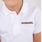 Auburn Prim & Proper Polo - Worth Avenue White
