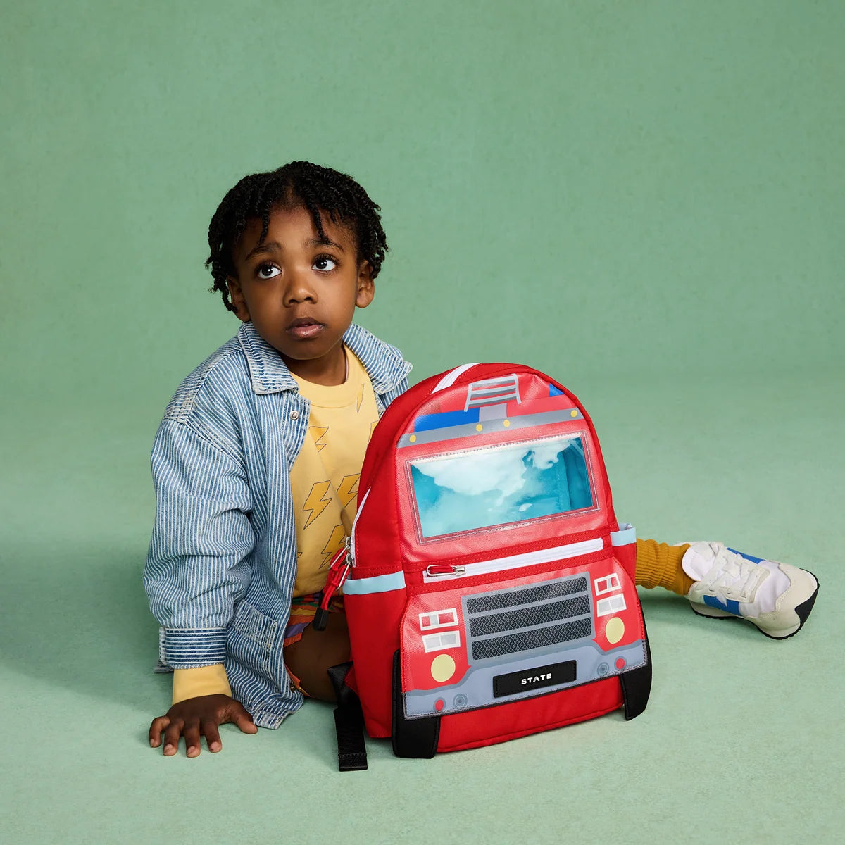 STATE Bags  Kane Mini Backpack - Fire Truck