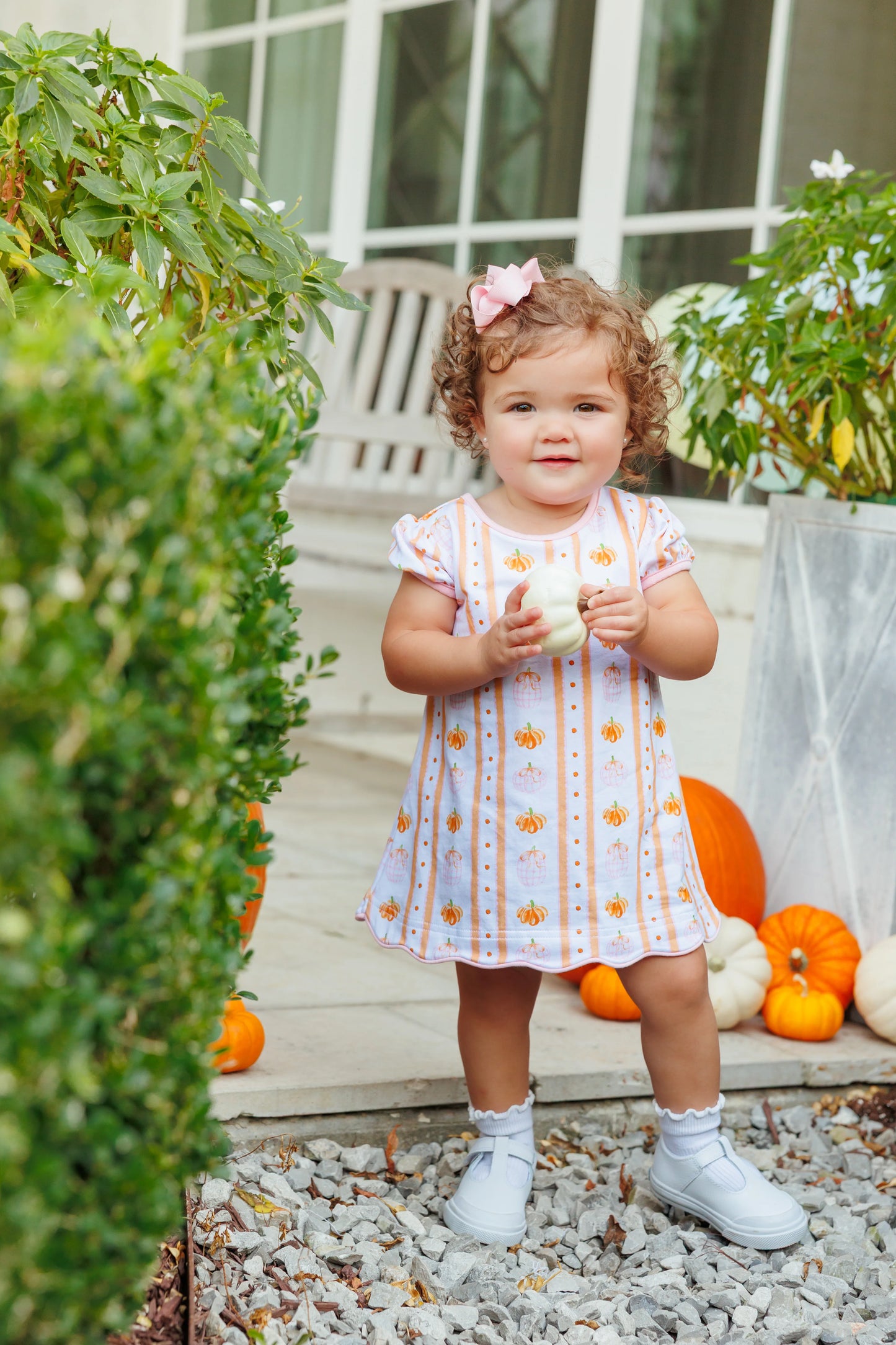 Scalloped Pumpkin Patch Bubble