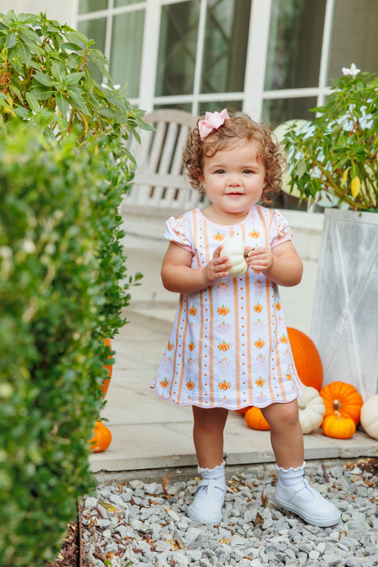 Scalloped Pumpkin Patch Bubble