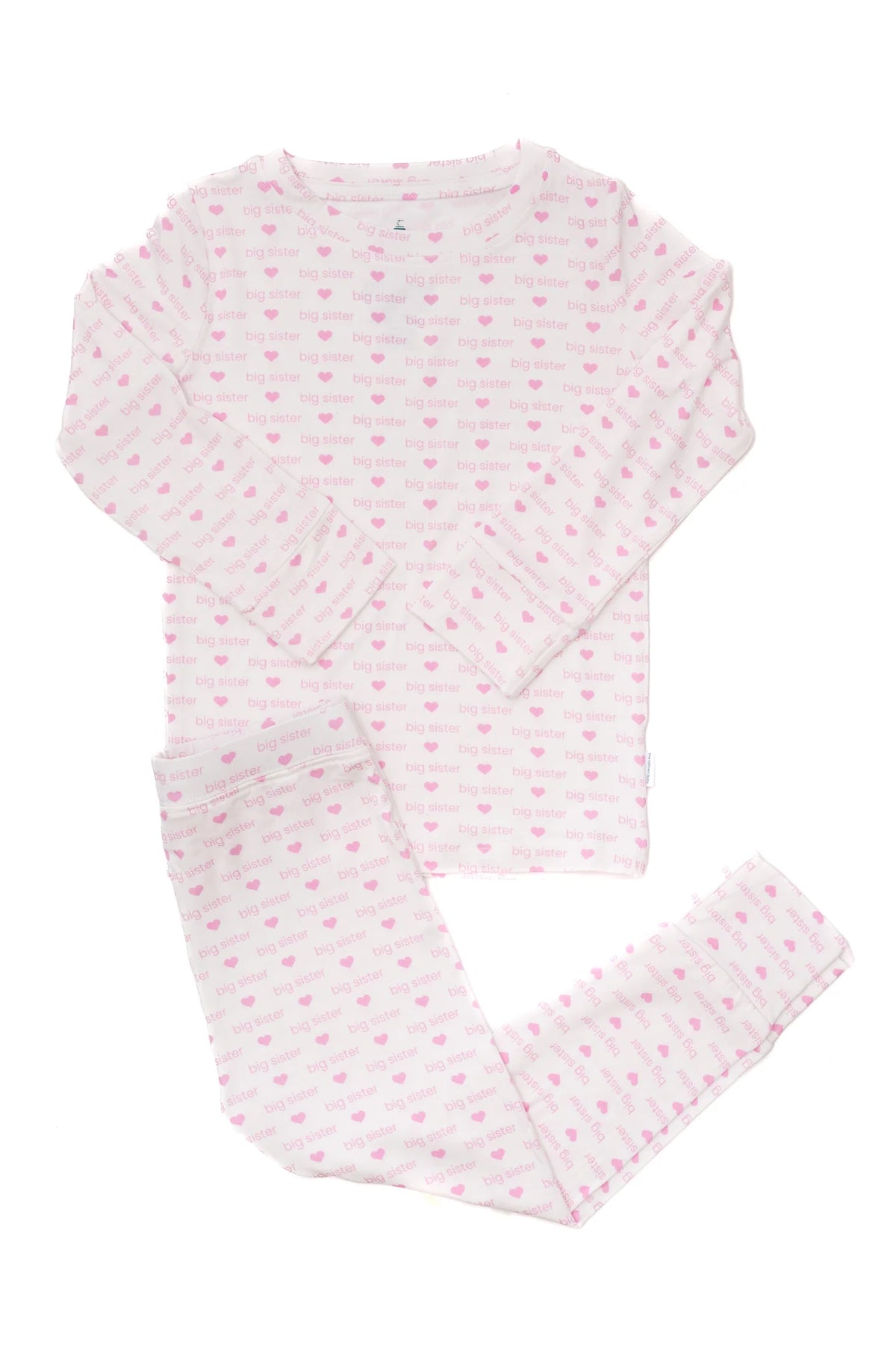 Uptown Baby Big Sister 2 Piece Pajama Set