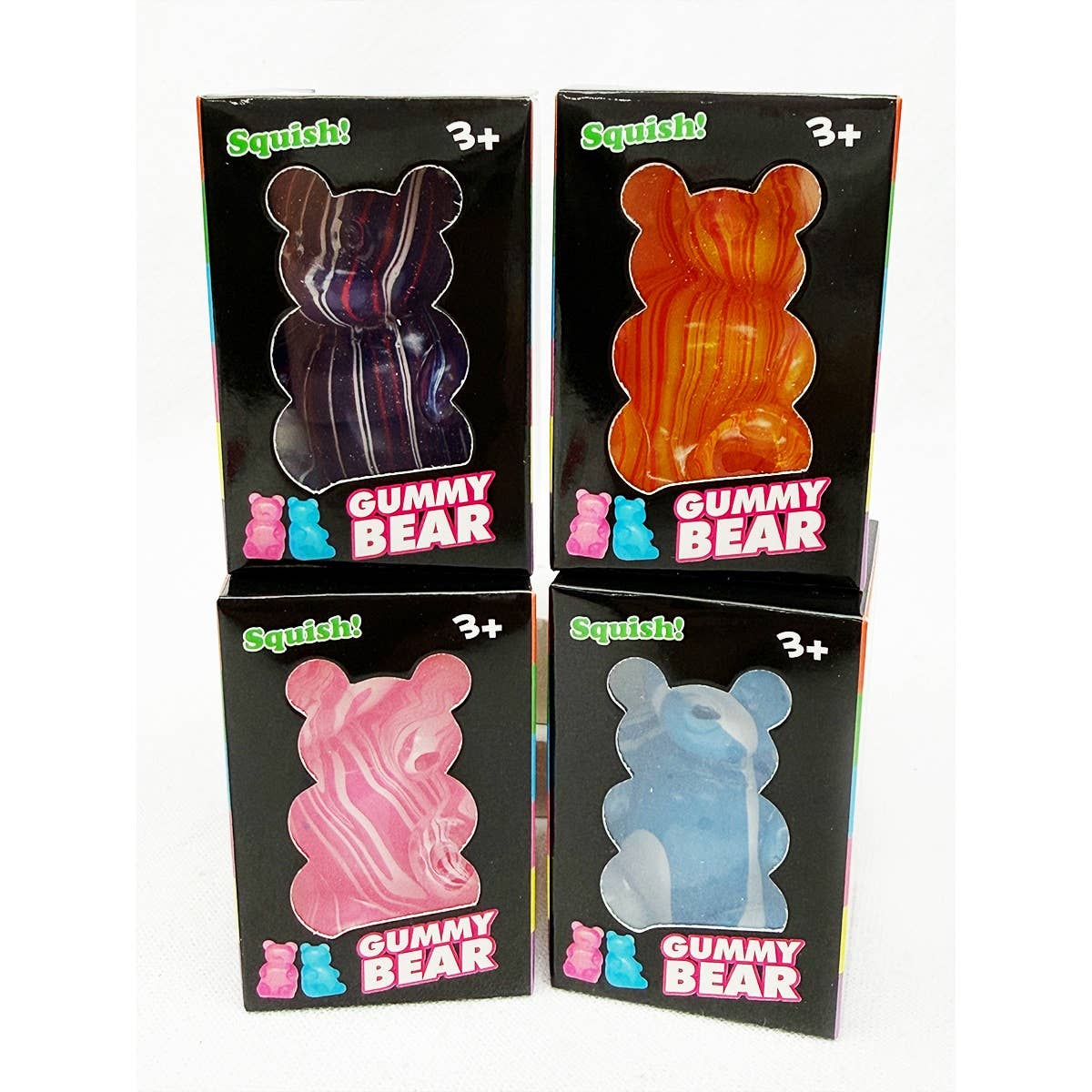 Marbled Gummy Bear Squishy Toy