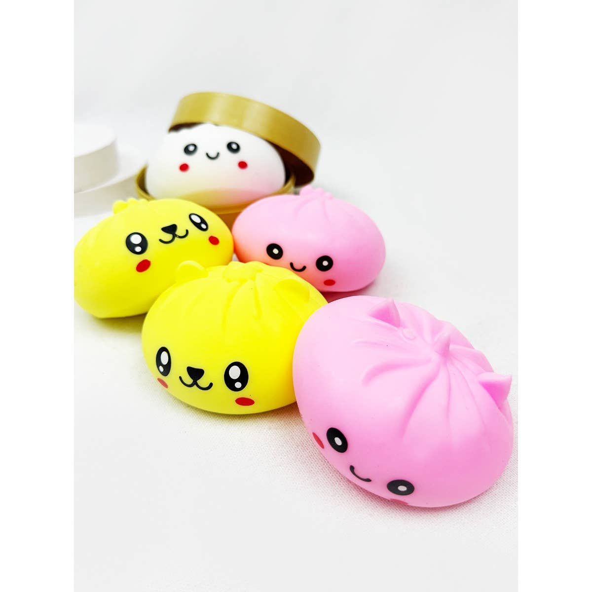 Mystery Dumpling Flour Squishy Box with Steamer