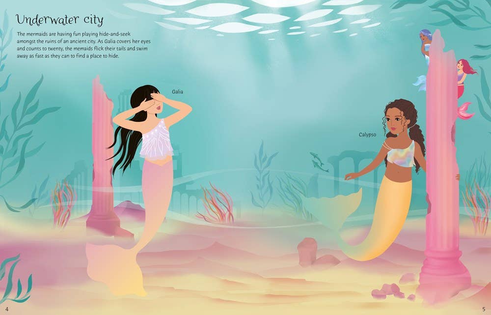 Sticker Dolly Dressing Mermaid Kingdom : Usborne