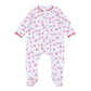 A Sparkly Fourth Print Zip Footie