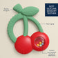 "NEW" Bitzy Shake™ - Silicone Teether with Rattle