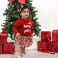 Holly Jolly Bow Christmas Sweater - Kids