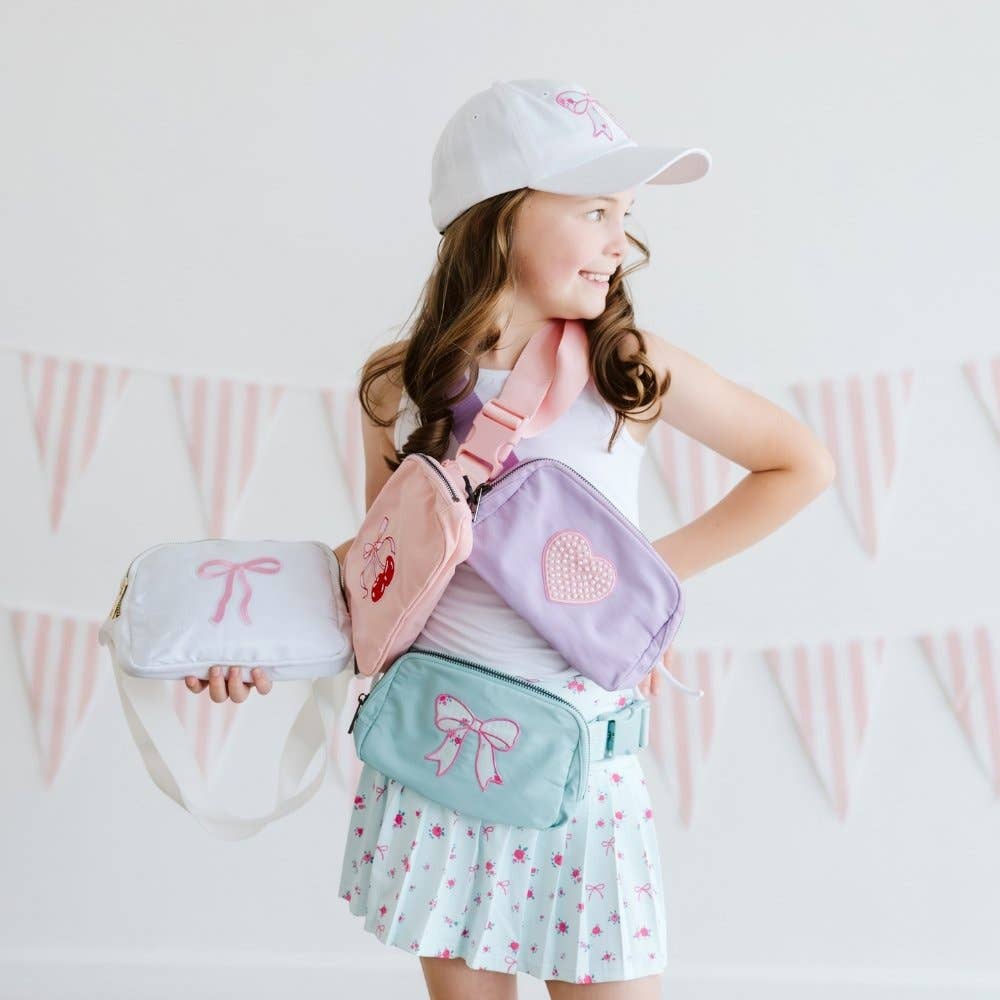 Cherry Coquette Patch Belt Bag - Childrens Summer Accessory