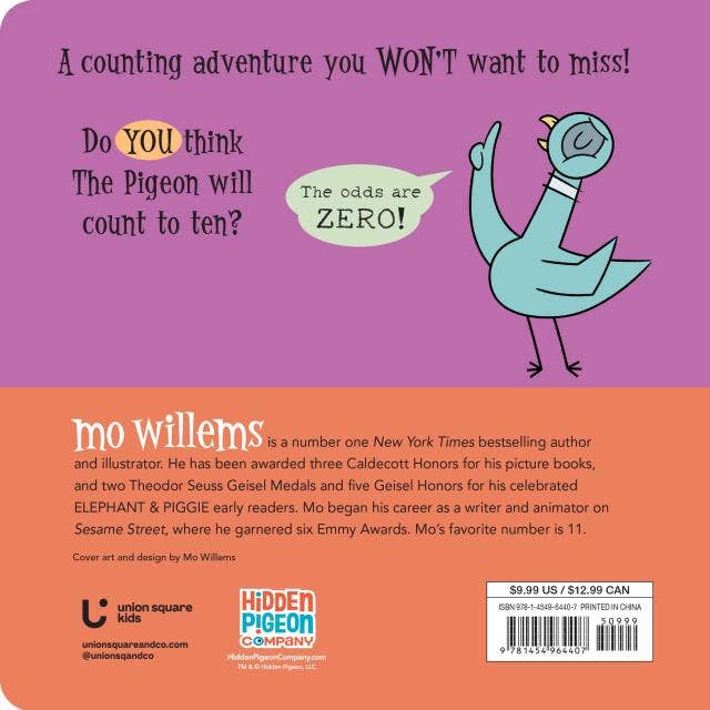 The Pigeon Won’t Count to 10!