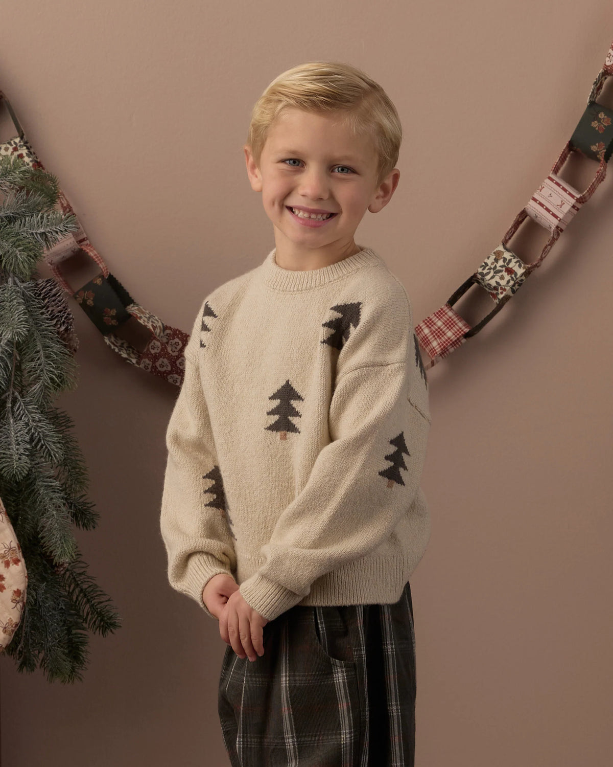 Rylee + Cru Aspen Sweater Tree Jacquard