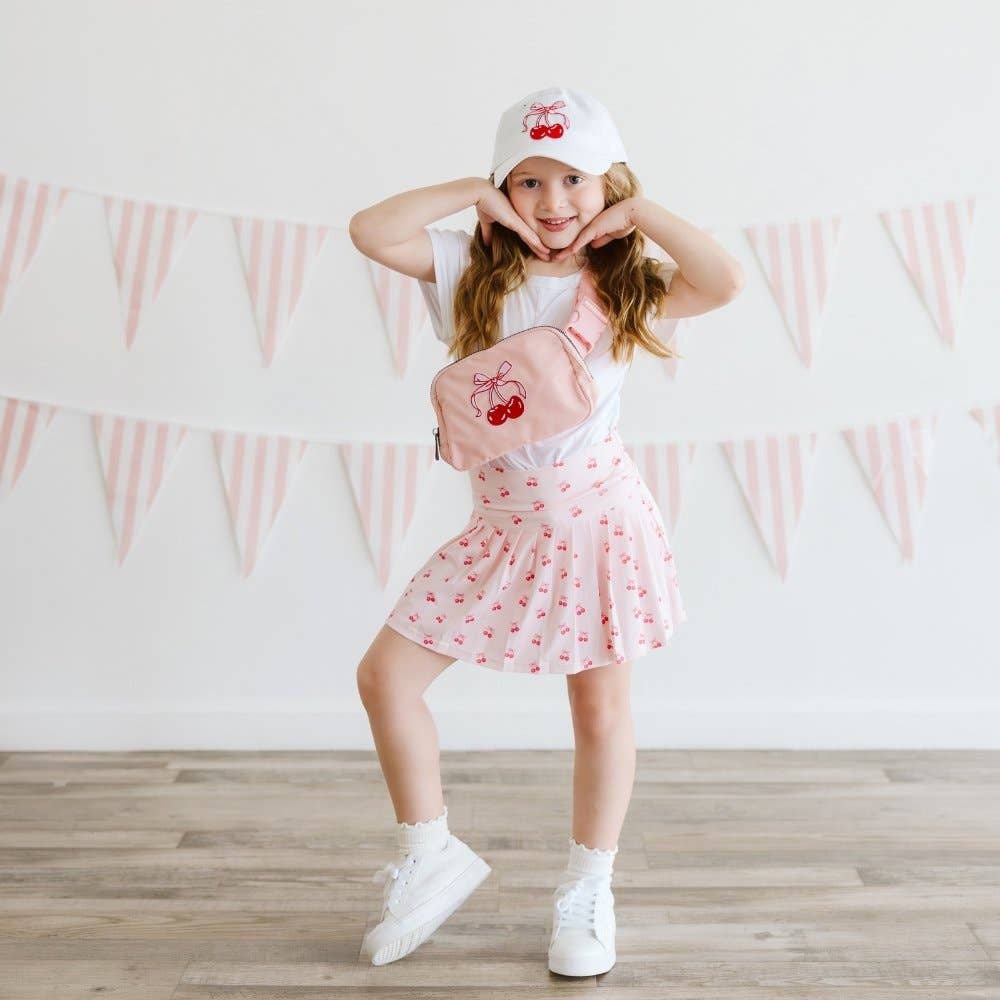 Cherry Coquette Patch Belt Bag - Childrens Summer Accessory