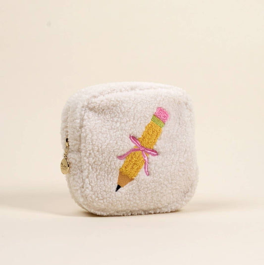 Teddy Pouch–Square Pencil Me In