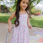 Camila Dress in Butterfly Rainbow | Girls Twirl Dress