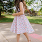 Camila Dress in Butterfly Rainbow | Girls Twirl Dress