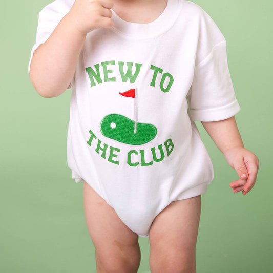 Sweet Wink New To The Club Patch Short Sleeve Romper