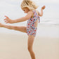 Ollie Jay Lucy Swim in Pink Celebration | girls UPF 50 swim