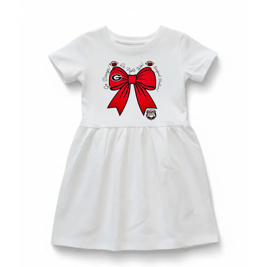 Go Dawgs Graphic Twirl Dress