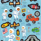First Sticker Book Space: Usborne