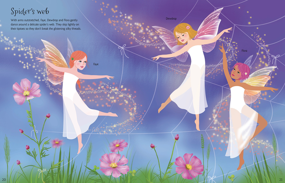 Sticker Dolly Dressing Dancing Fairies : Usborne