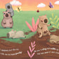 I Love Being a Capybara: Padded Board Book by Em Bruce