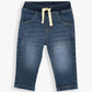 Boys Medium Wash Stretch Denim Pull-on Jeans