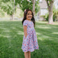 Ollie Jay Classic Twirl Dress in Pink Celebration