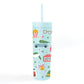 Christmas Movie Favorites 16oz Skinny Acrylic Tumbler