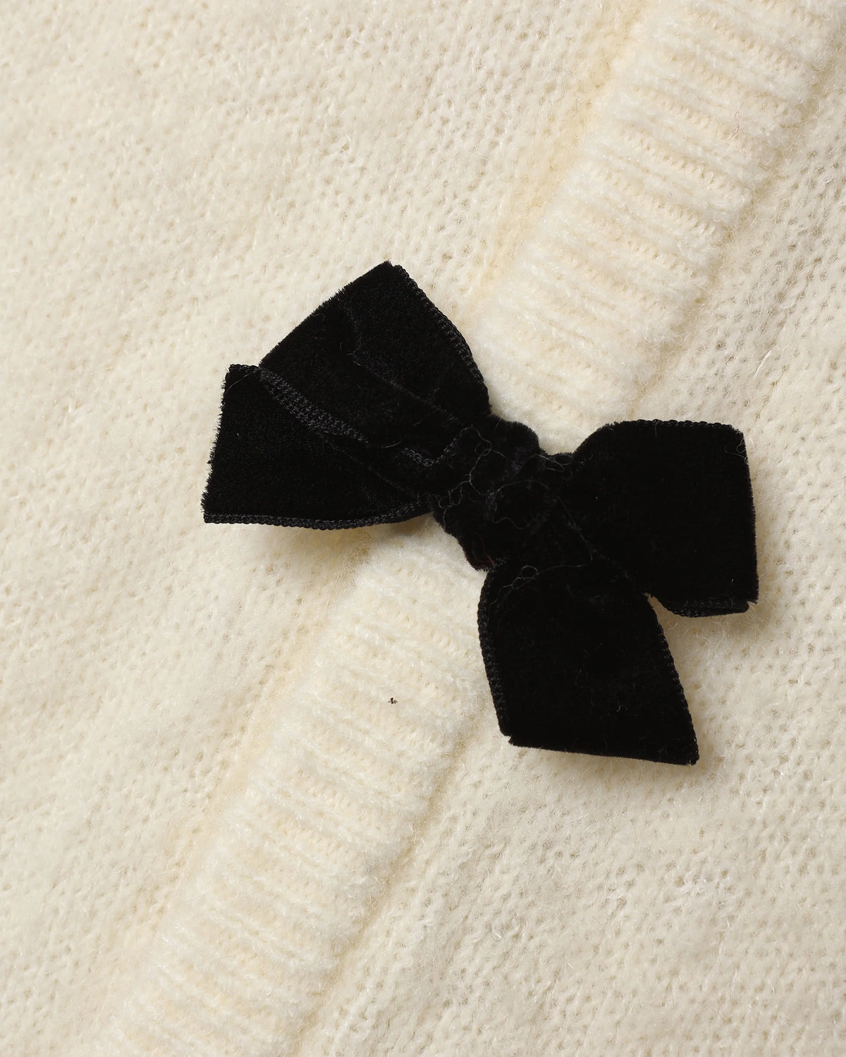 Noralee Bow Cardigan Ivory