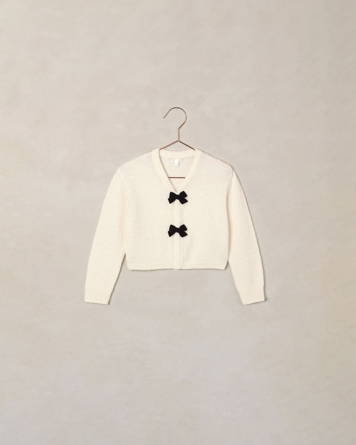 Noralee Bow Cardigan Ivory