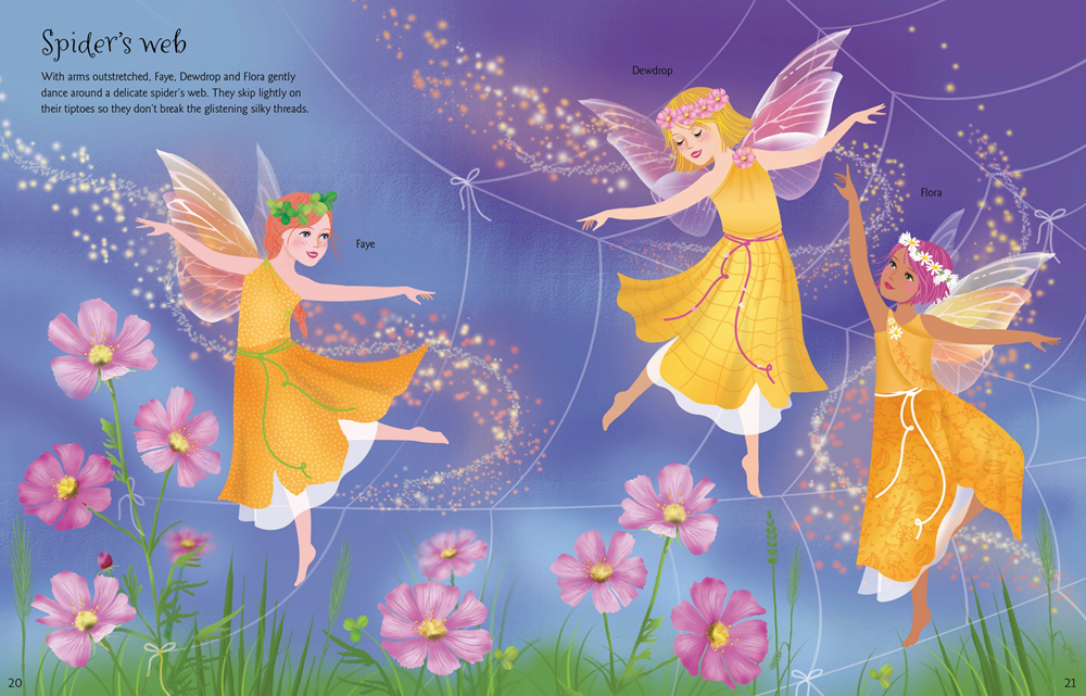 Sticker Dolly Dressing Dancing Fairies : Usborne