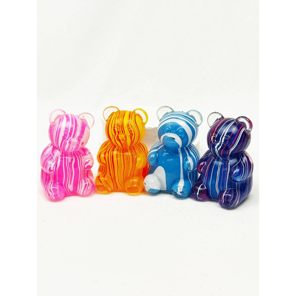 Marbled Gummy Bear Squishy Toy