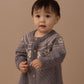 Rylee + Cru Fair Isle Romper Slate
