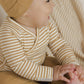 Baby Swaddle || Honey Stripe