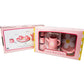 Pink Silicone Tea Set: Flower Power