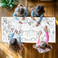 Ice Cream Coloring Tablecloth Summer Activity for Kids