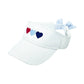 Patriotic Hearts Bow Visor (Youth, Junior)