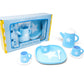 Blue Silicone Tea Set: Super Star